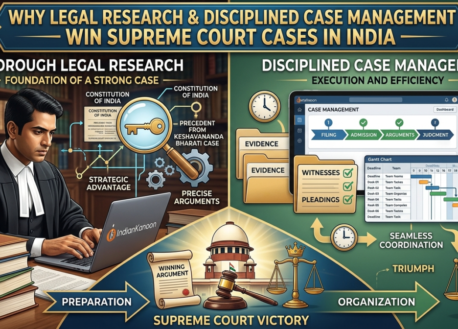 Why Legal Research & Disciplined Case Management Win Supreme Court Cases in India